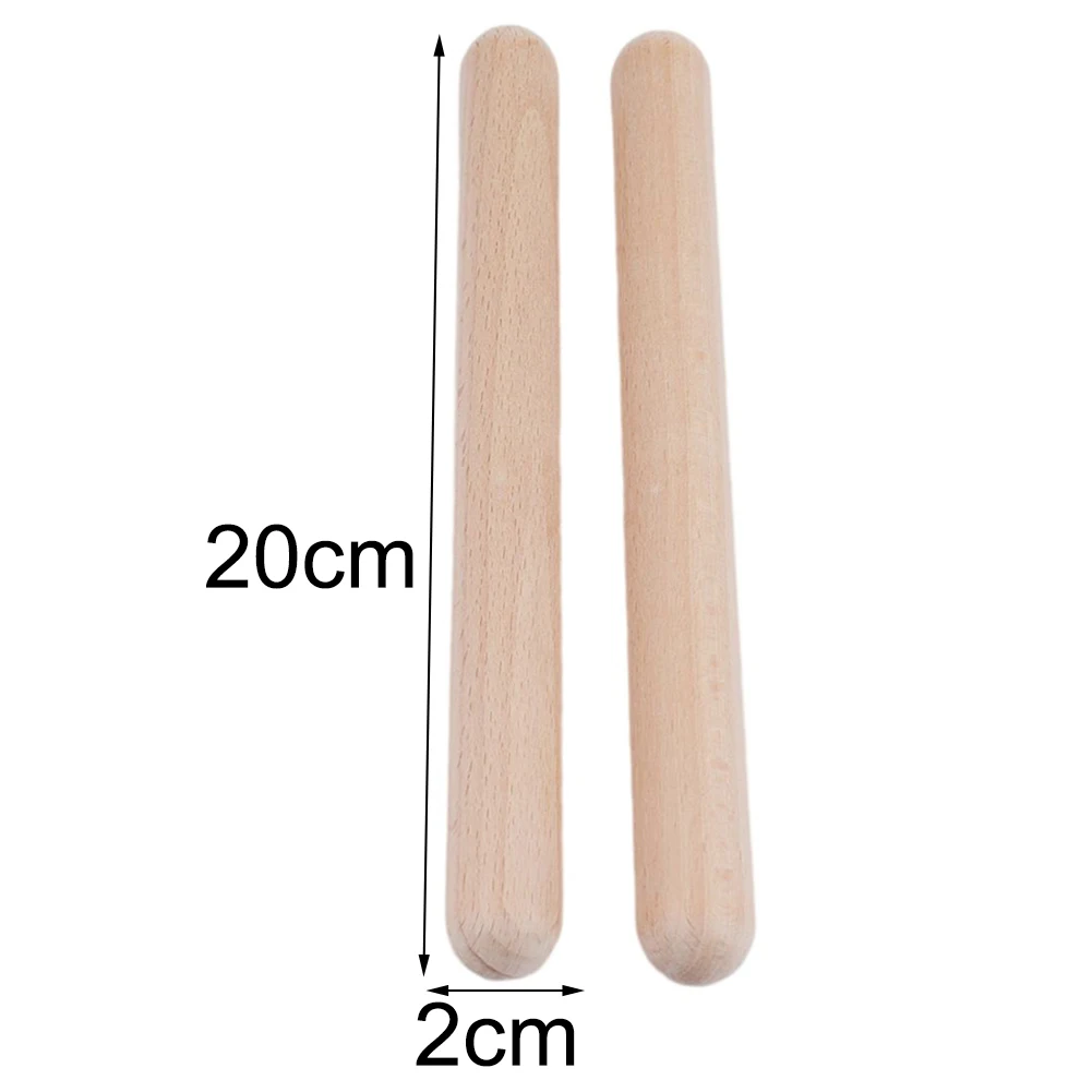 

1 Pair Durable Wooden Drum Sticks Drum Sticks Wooden Learning Natural Percussion Natural Wooden Sticks Toddler