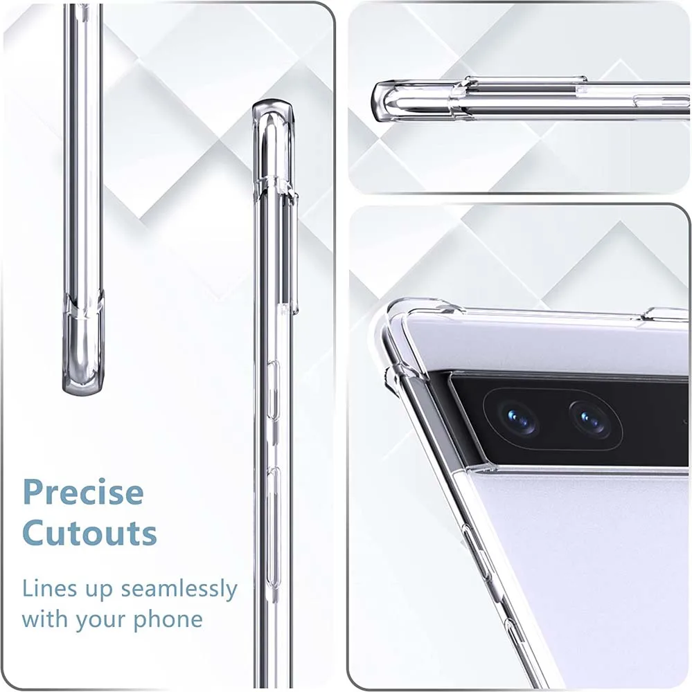 Прозрачный силиконовый чехол для Google Pixel с защитой от царапин пыленепроницаемый