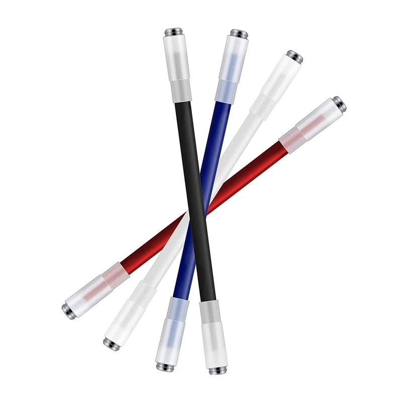 

4 PCS Spinning Pen Rolling Finger Pen Rotating Ballpoint Pen (Without Pen Refill) For Reduced Pressure For Office