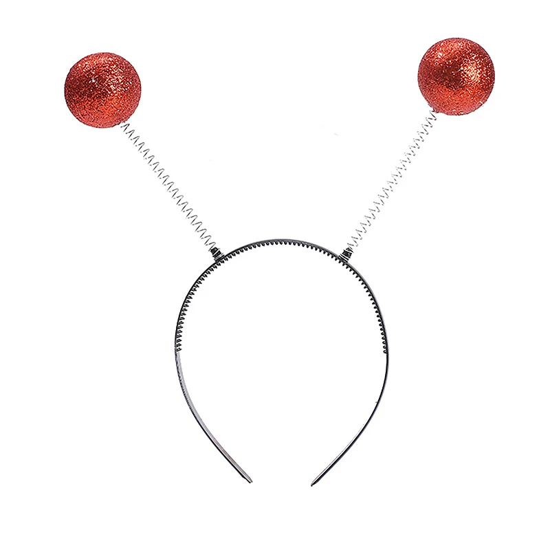 Женская повязка на голову цветная с круглыми шариками и звездами ободок в форме