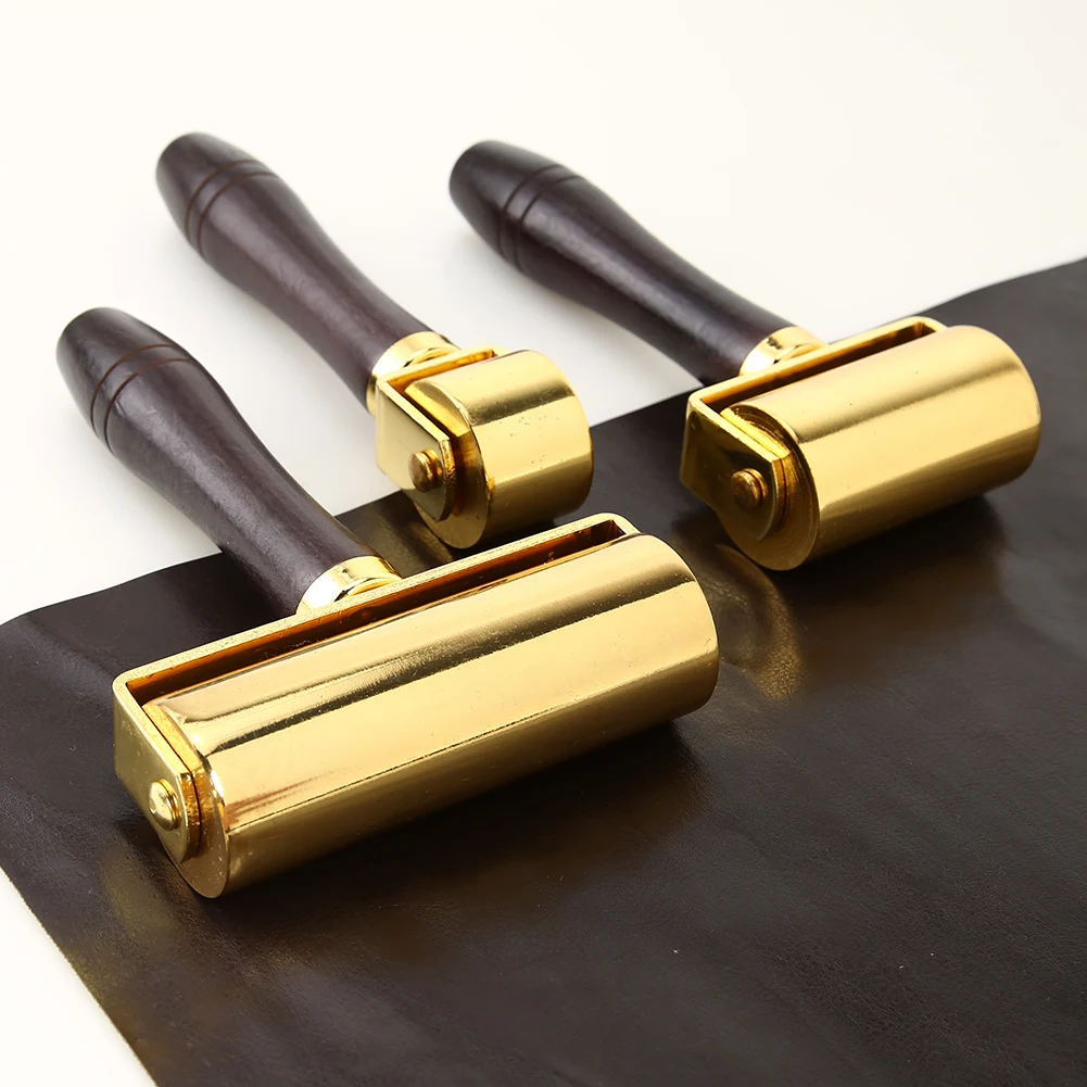 

26/60/100mm Leather Craft Roller Handmade DIY Leather Glue Edge Laminating Wheel for Household Female Sewing Supplies