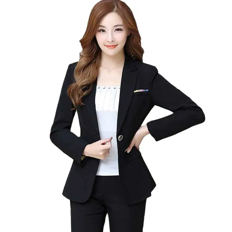 

Blazer Women New 2022 Long Sleeve Suits Women Clothes Spring Autumn Coat Woman Jackets Short Slim Blazers Female Outerwear 3XL