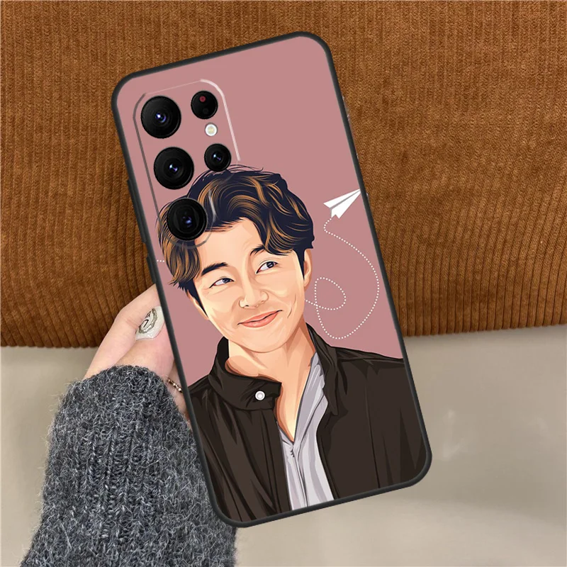 Чехол для телефона Kpop Gong Yoo Samsung Galaxy S25 Ultra S9 S10 S20 FE S21 S22 S23 Plus S24 Back Cover