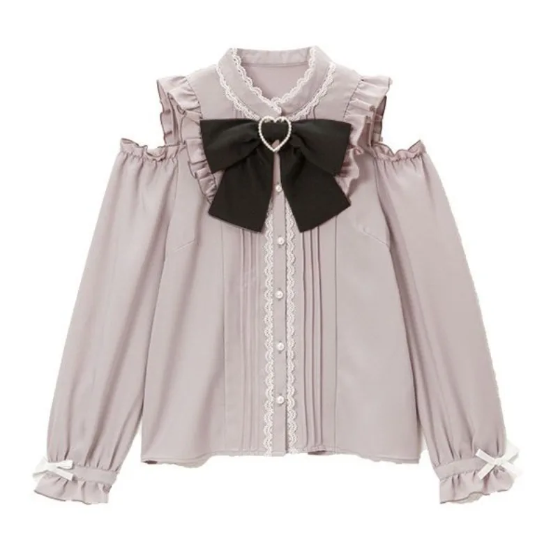 Шикарные женские рубашки с открытыми плечами ажурная рубашка в стиле пэчворк