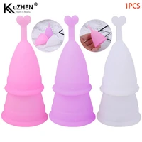 1pc medical grade silicone menstrual cup feminine hygiene reusable women health period cup menstrual lady cup 3 sizes