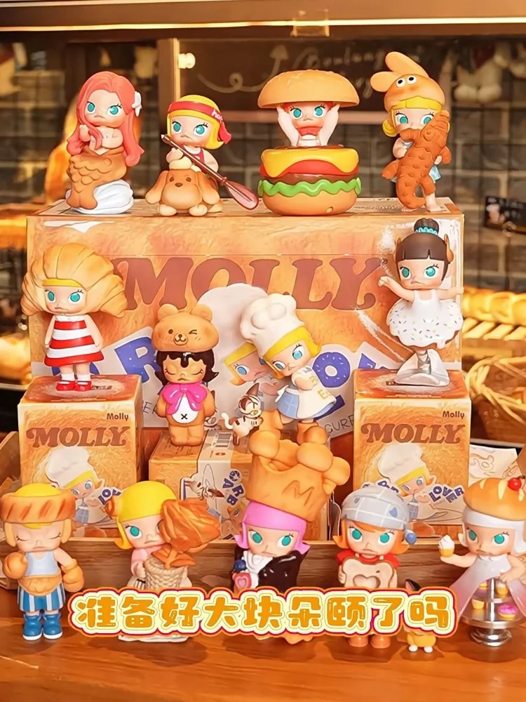 Оригинальная серия Molly Baking Time Carb Lover слепая коробка игрушечные украшения модный
