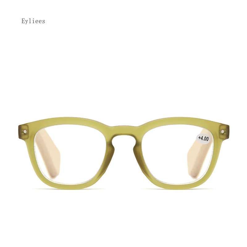 Женские и мужские прозрачные зеркальные очки в круглой оправе