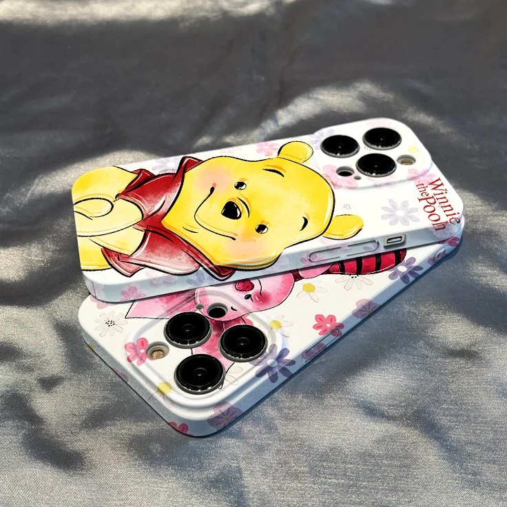 

Winnie the Pooh Lovely CuteNew Luxury Hard Feilin Phone Case For iPhone 14 13 12 /Samsung S23 S22 /Note 12 11T Pro