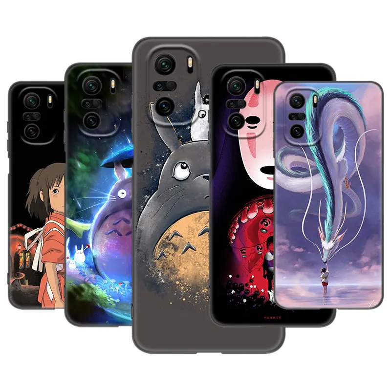 Чехол для телефона с рисунком из аниме-студии для Xiaomi Mi POCO X3 NFC GT M4 M3 12 11T 10T Pro A2 11 Lite NE 11i 5G 12X F3 A3 Чехол для телефона с рисунком из аниме-студии для Xiaomi Mi POCO X3 NFC GT M4 M3 12 11T 10T Pro A2 11 Lite NE 11i 5G 12X F3 A3