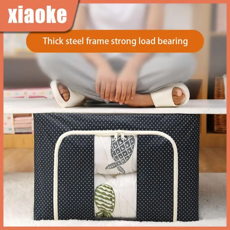 

Durable Clothes Storage Box Classic Wholesale Fabric Storage Box Oxford Cloth Waterproof Storage Large Box Foldable Container