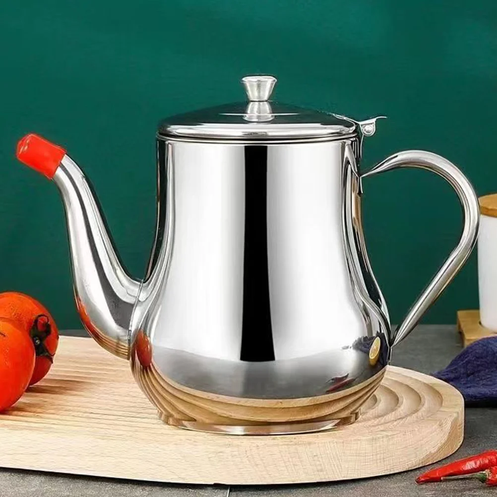 

Stainless Steel Oil Pot Kitchen Container Large Grease Canister Storage Bottles Cookware Filter Bacon