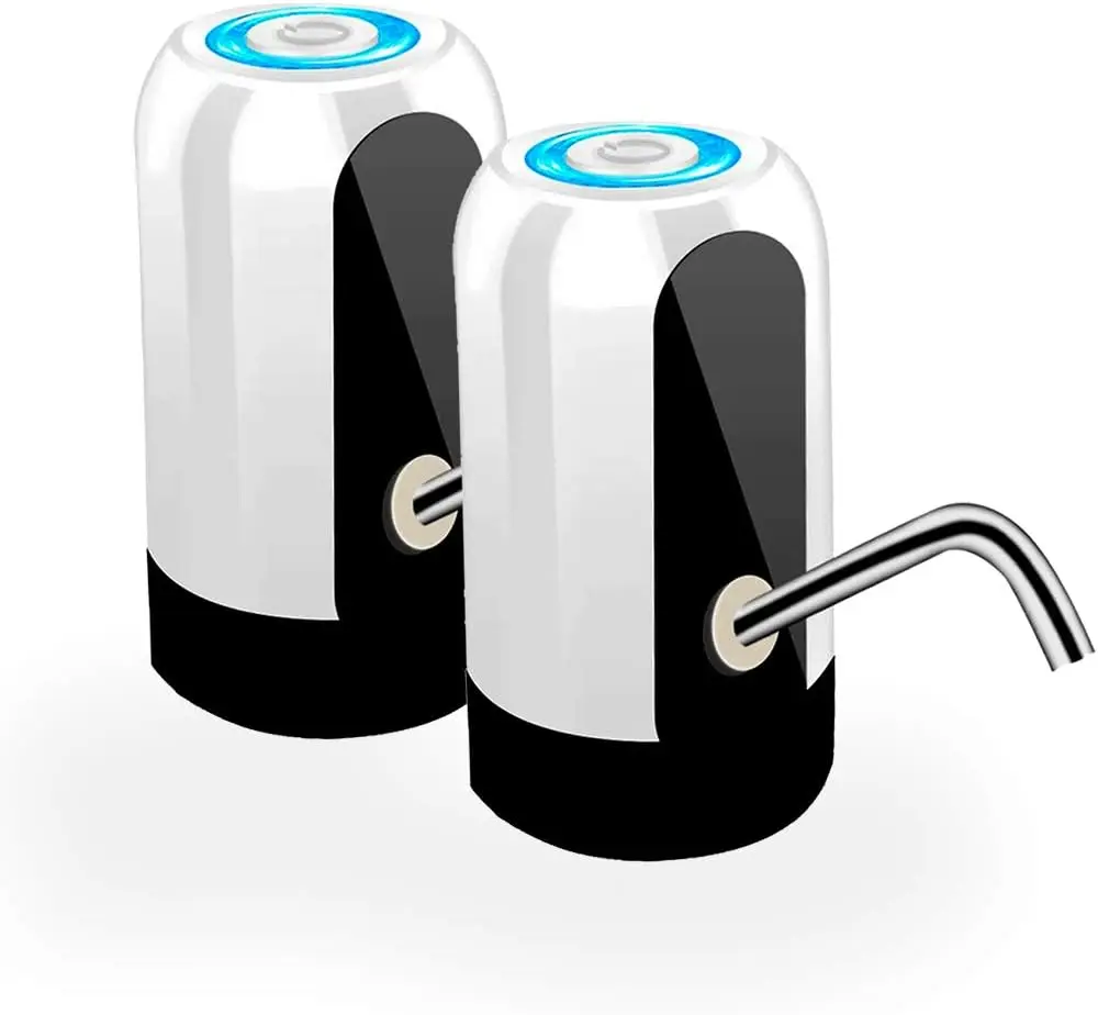 

Kit 2 Bombas Elétrica para Galão de Água 20 Litros Mineral Recarregável Portátil Cor Preto ()