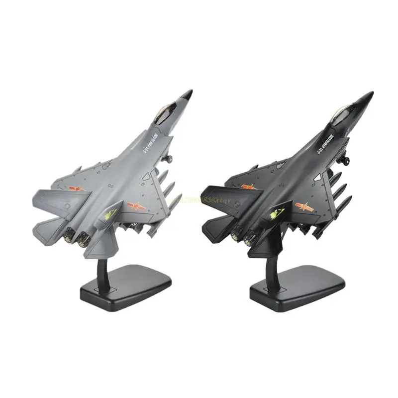 

Pull Back Airplanes Toy Diecast Metal Fighter Jet Bombers with Display Rack Drop Shipping