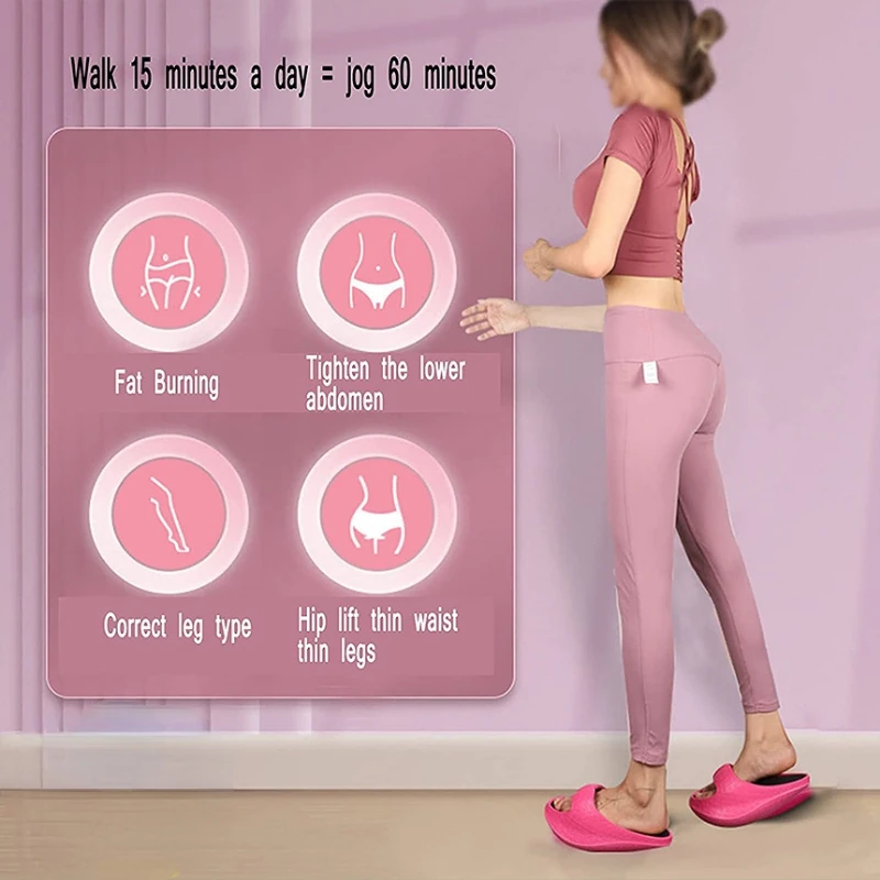 Japanese-style Slimming Slippers Rocking Shoes Stovepipe Artifact  Stretch Muscles Slimming Shaping Body Trainning Yoga Shoes