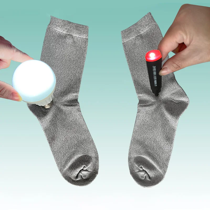 Solid Fiber Anti-Radiation Socks Unisex Health Protection Sock Conductive Anti-Static Emf Anti Electromagnetic Radiation Socks