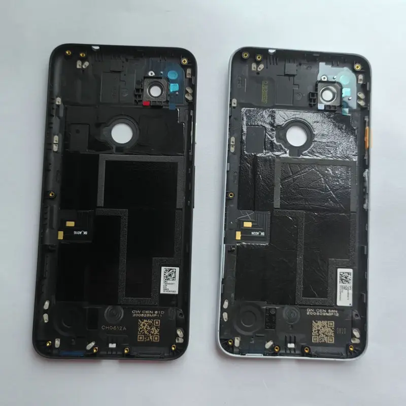 Оригинальная задняя крышка для Google Pixel 4A 4G батарейного отсека с заменой объектива