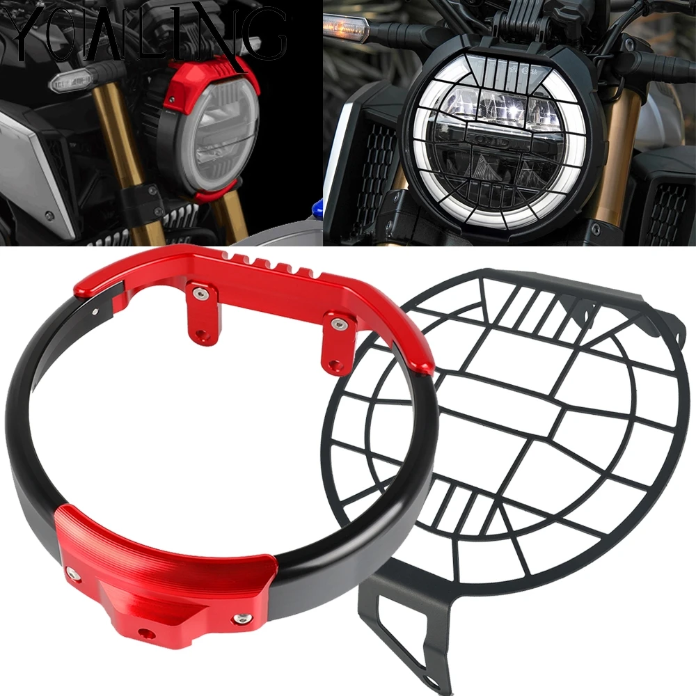

Headlight Protector Retro Grill Light Lamp frame Cover FOR Honda CB650R 2019 CB650 CB 650 R CB 650R 2018 2019 2020 2021