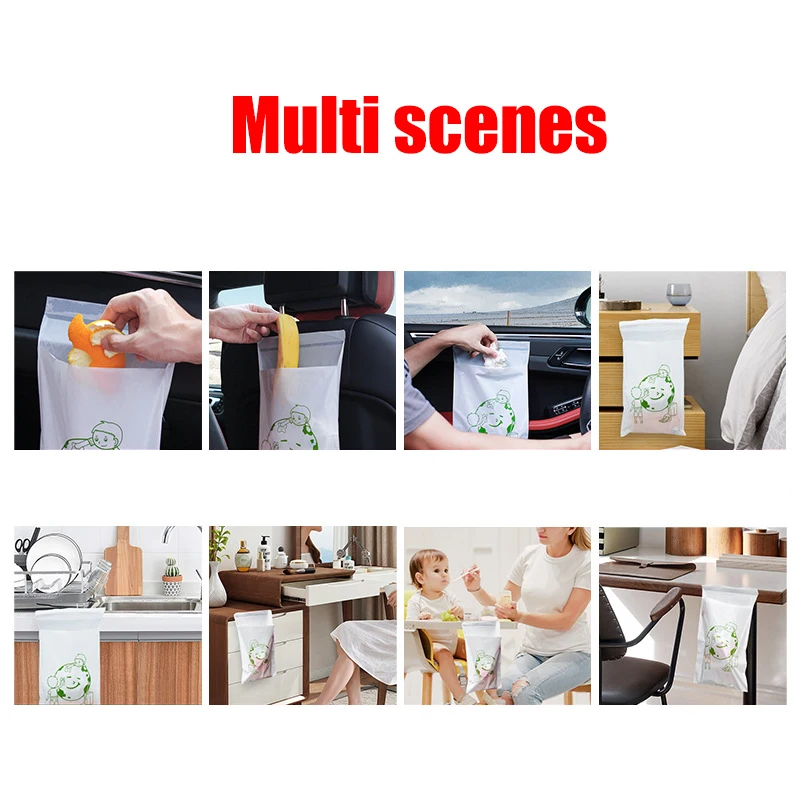 5/10/20 шт. одноразовые мешки для мусора на сиденье автомобиля