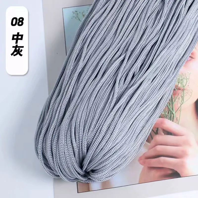 3pcs 200g/ball Light Bold Ice Wire Hook Hat Line Bag Hand-woven Material Hollow Acrylic Rope DIY Yarn Knitting |