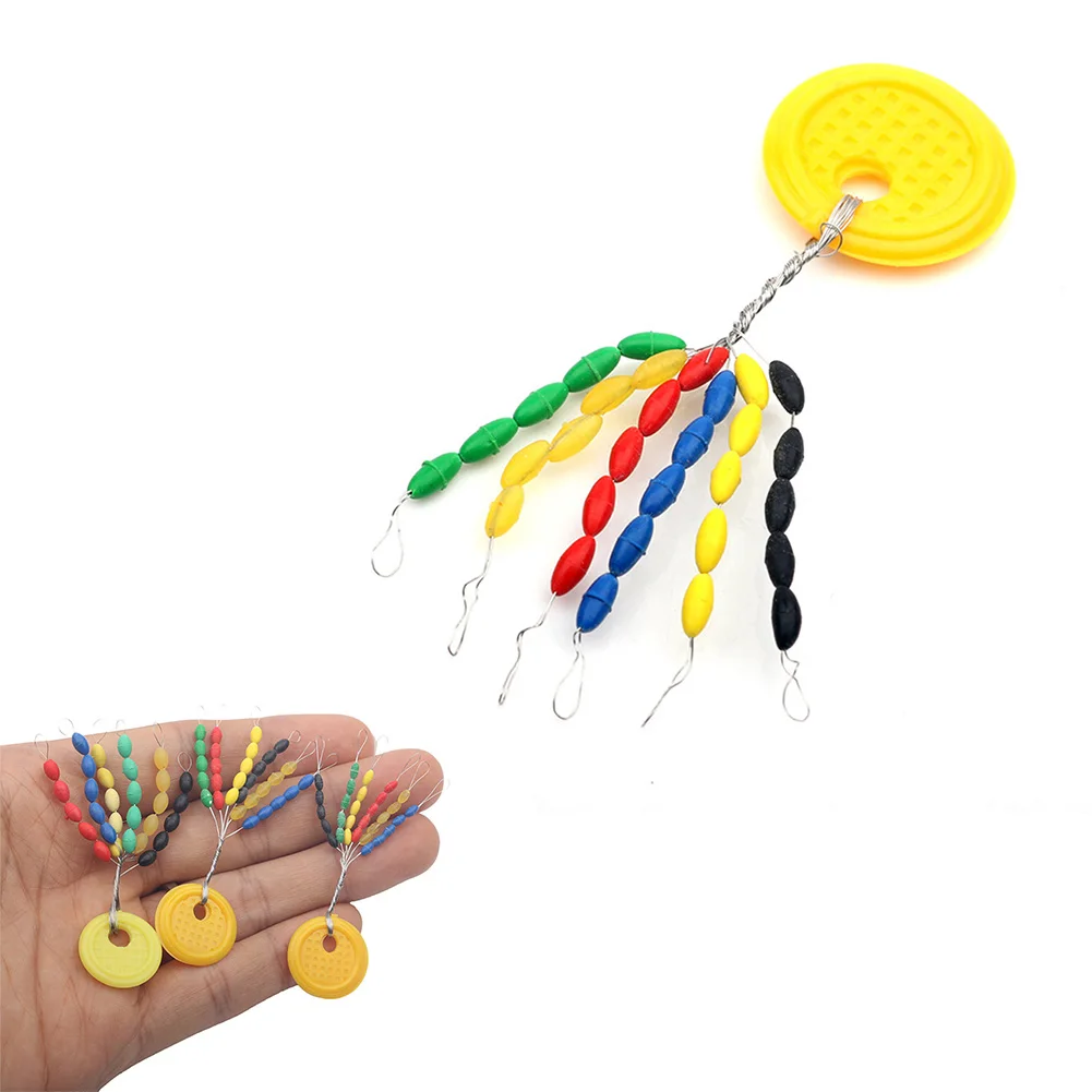 

30pcs/Group Float Stops Line Stoppers Beads Rig Buffer Connector Fishing Stop Beads Professional Fishing Float Anti-Strand