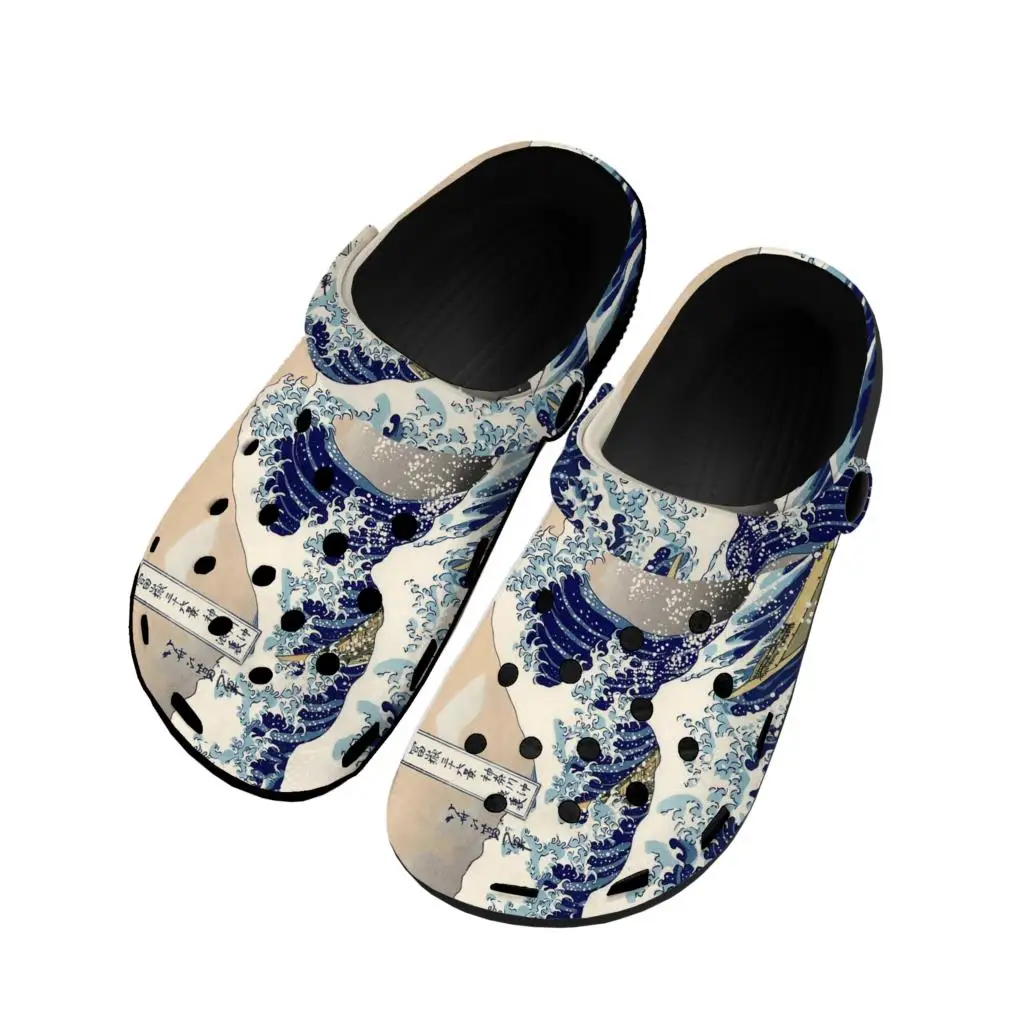 

The Great Wave off Kanagawa Printmake Home Clogs Custom Water Shoes Mens Womens Teenager Shoe Garden Clog Beach Hole Slippers