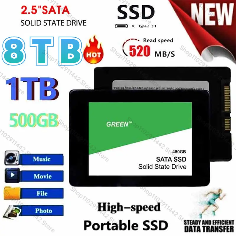 

Portable 2TB 1tb SSD State Universal Hard Disk Desktop Spot M.2 4tb ssd nvme m2 2280 Solid State Drive Original for Laptops ps5