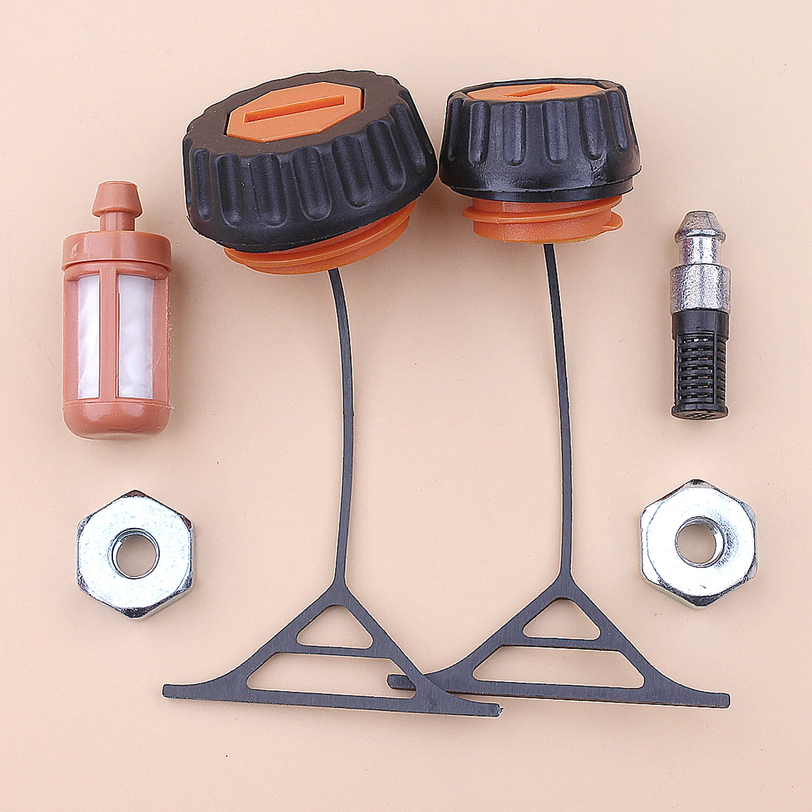 

Gas Fuel Oil Cap Bar Nuts Filter Kit For Stihl 020 021 023 024 024AV 025 026 026PRO 028 028AV 029 034 036 038 039 044 Chainsaw