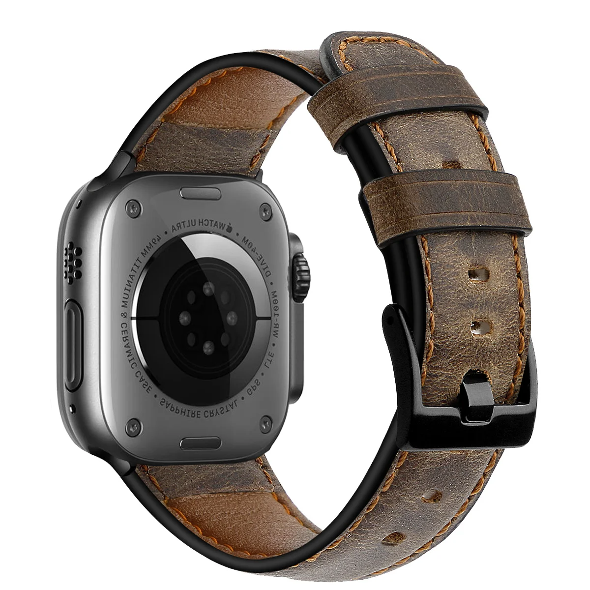 

Ремешок кожаный для Apple watch band 44 мм 40 мм 45 мм 41 мм 38 мм 42 мм 49 мм