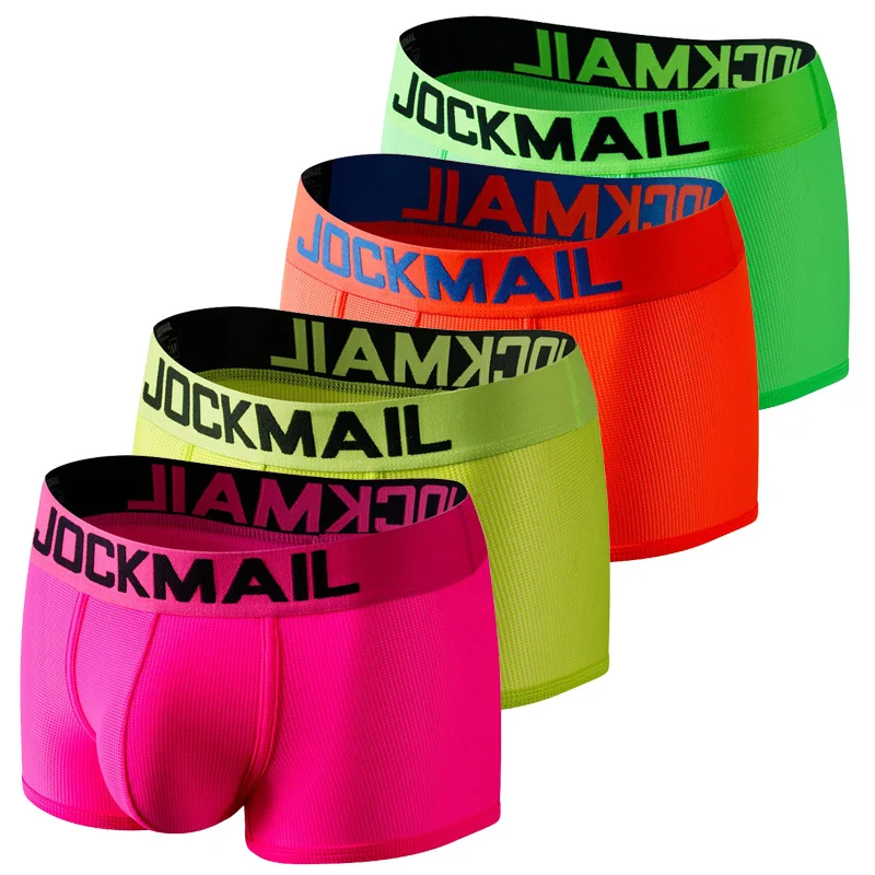 Сетчатые быстросохнущие трусы Jockmail мужские боксеры из вискозы дышащие