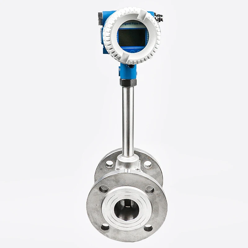 

lpg gas steam flow meter vortex flowmeter for river plastic co2