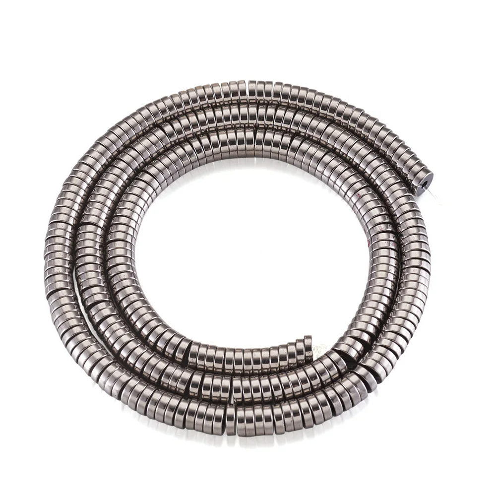 4x1 мм золотистые и Серебристые синтетические гематита бриллиантовые бусины