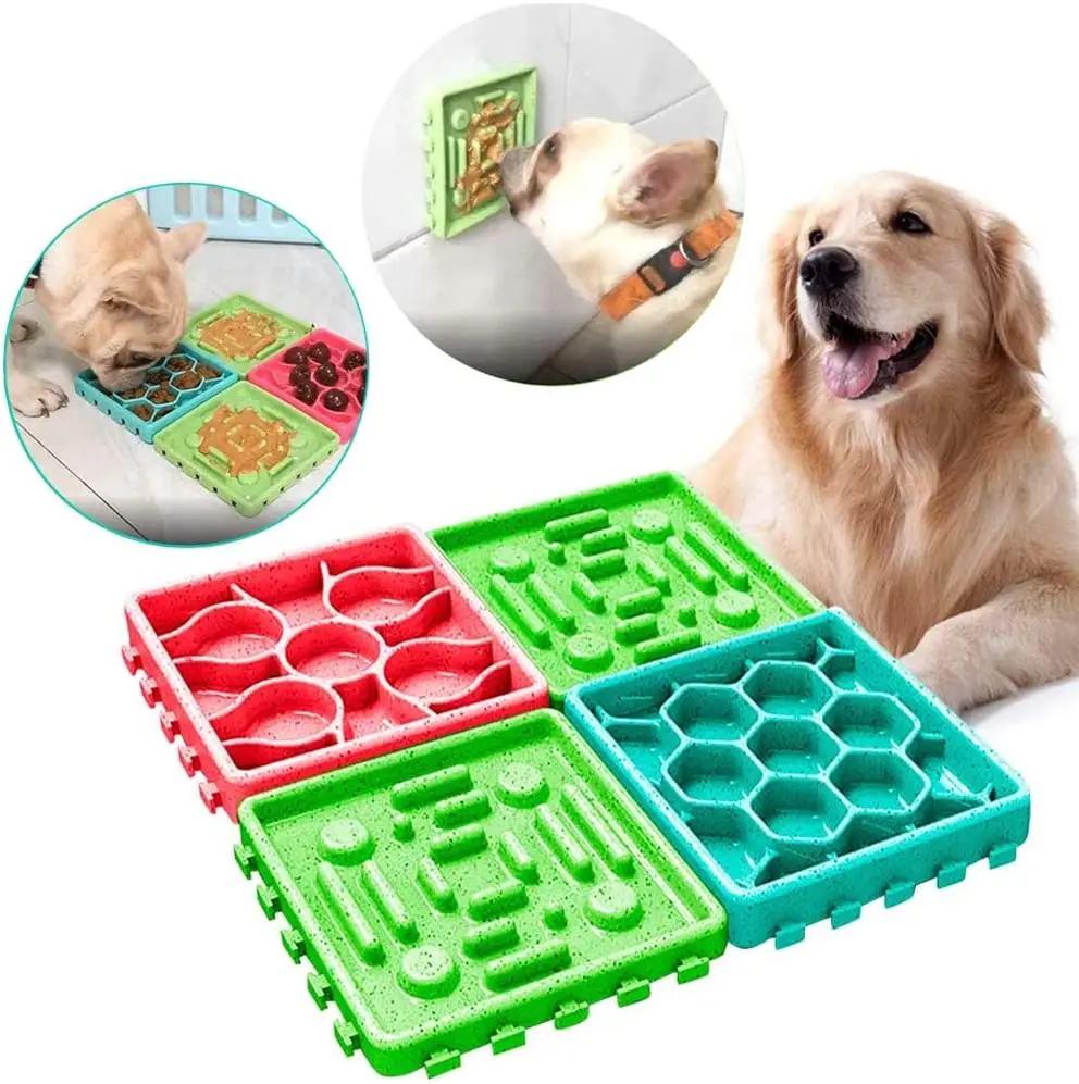 

Коврик для медленного кормления FINESTEP, дозатор для щенков, головоломка, медленная миска, игрушка для собак, тренировочные игры, кормушка с не...