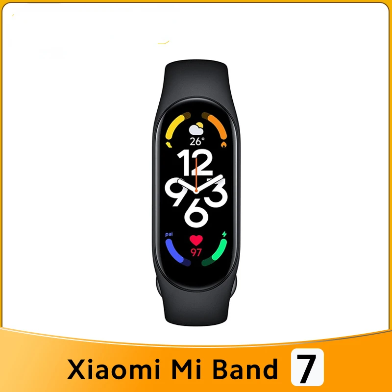 

Original Xiaomi Mi Band 7 1.62" AMOLED Screen 120 Workout Modes SpO2 Blood Oxygen Bluetooth Sport Smart Bracelets VS Band 6