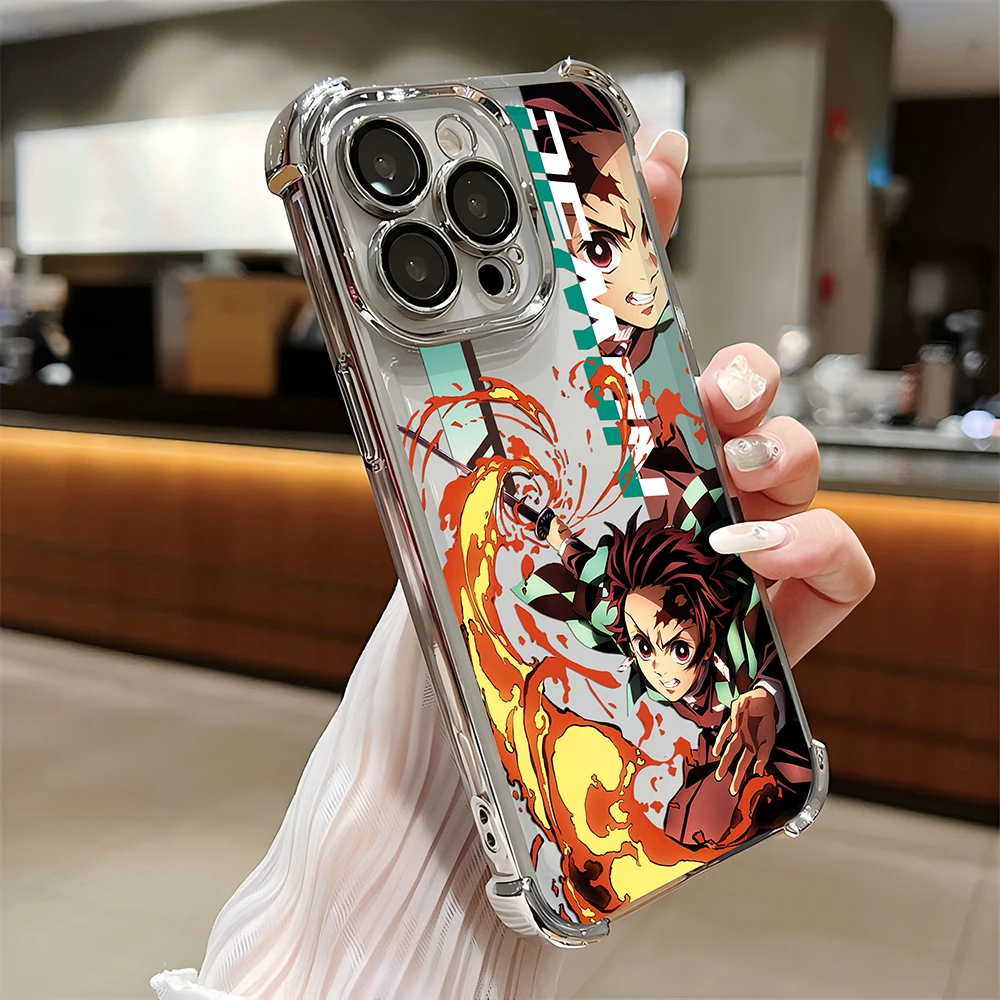 Фото Чехол для телефона с покрытием для Oppo A6x A5x A3 A2 A98 A79 A78 A58 A38 A18 A97 A57 A76 A36 A96 A17 A55 A5 Pro Anime D-Demon Hot Slayers №5