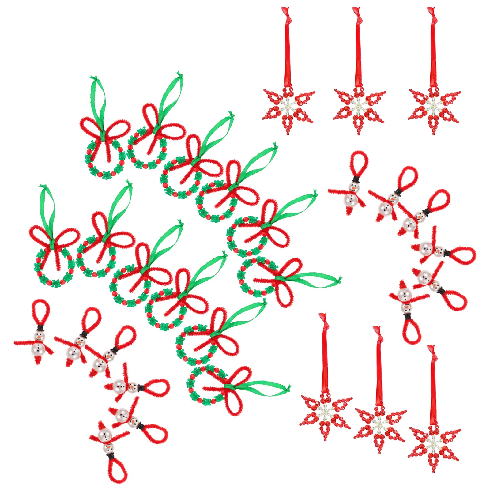 

1 Set of Christmas Decoration Xmas Tree Hanging Ornament Christmas Tree Pendant DIY Supplies