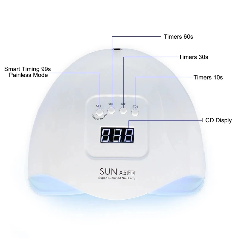 Профессиональная сушилка для ногтей LNWPYH светодиодные лампы