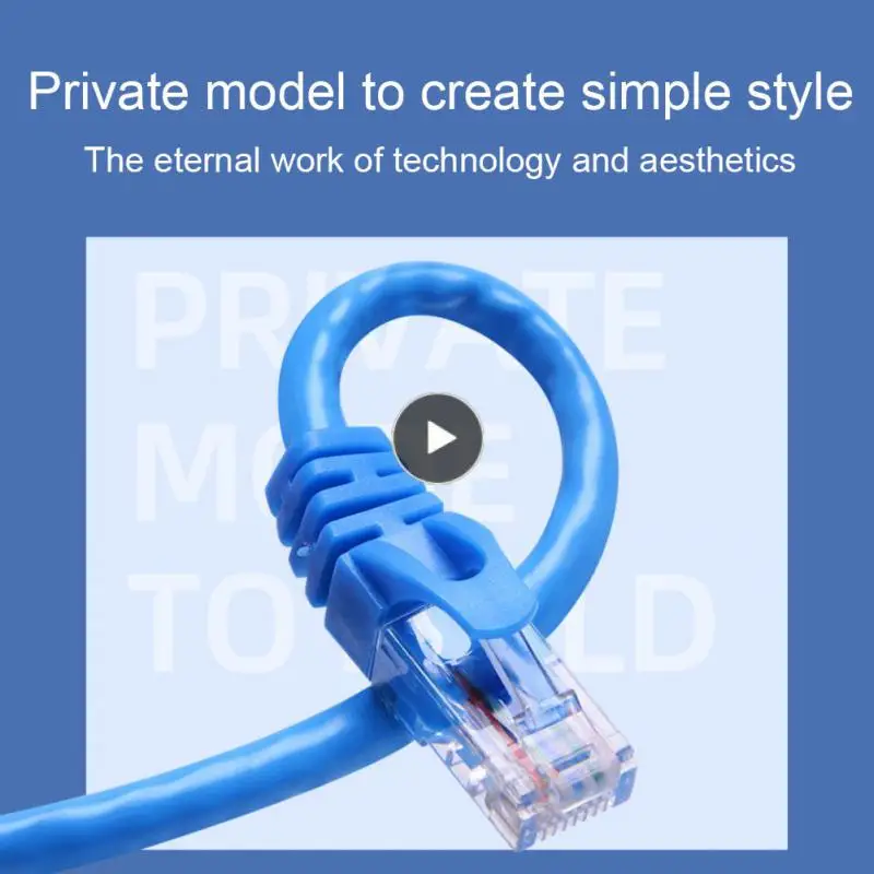 

Rj-45 Male To Rj-45 Male Ethernet Cable Cca-copper Clad Aluminum High Speed 1000mbps J45 Network Cable Aluminum Cca-copper Clad