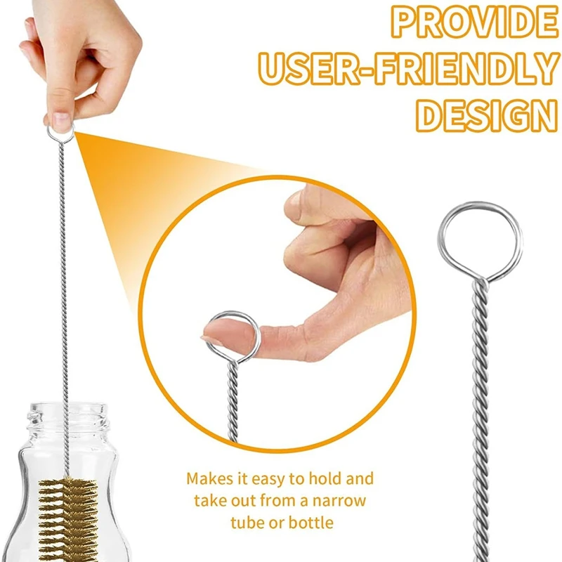 Набор кистей для чистки бутылок 7 шт.