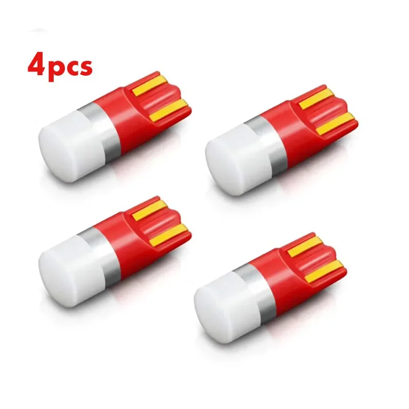 

4 шт. супер яркий 3030 SMD T10 W5W светодиодный автомобильный купольный светильник Габаритные лампа для чтения автомобиля Электрический дверной замок аксессуары для ламп белого 6000K 12v