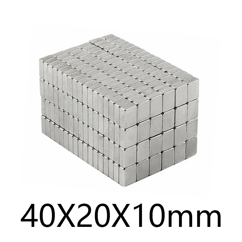 2-20 шт. неодимовые магниты NdFeB 40 х20х10 мм