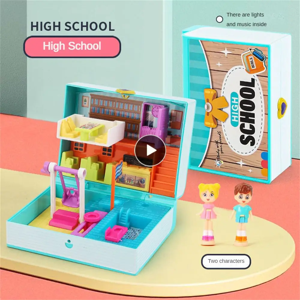 

Puzzle Music House Portable And Lightweight Small Household Simulation Scene House Child Imaginative Play Variety Game House Toy