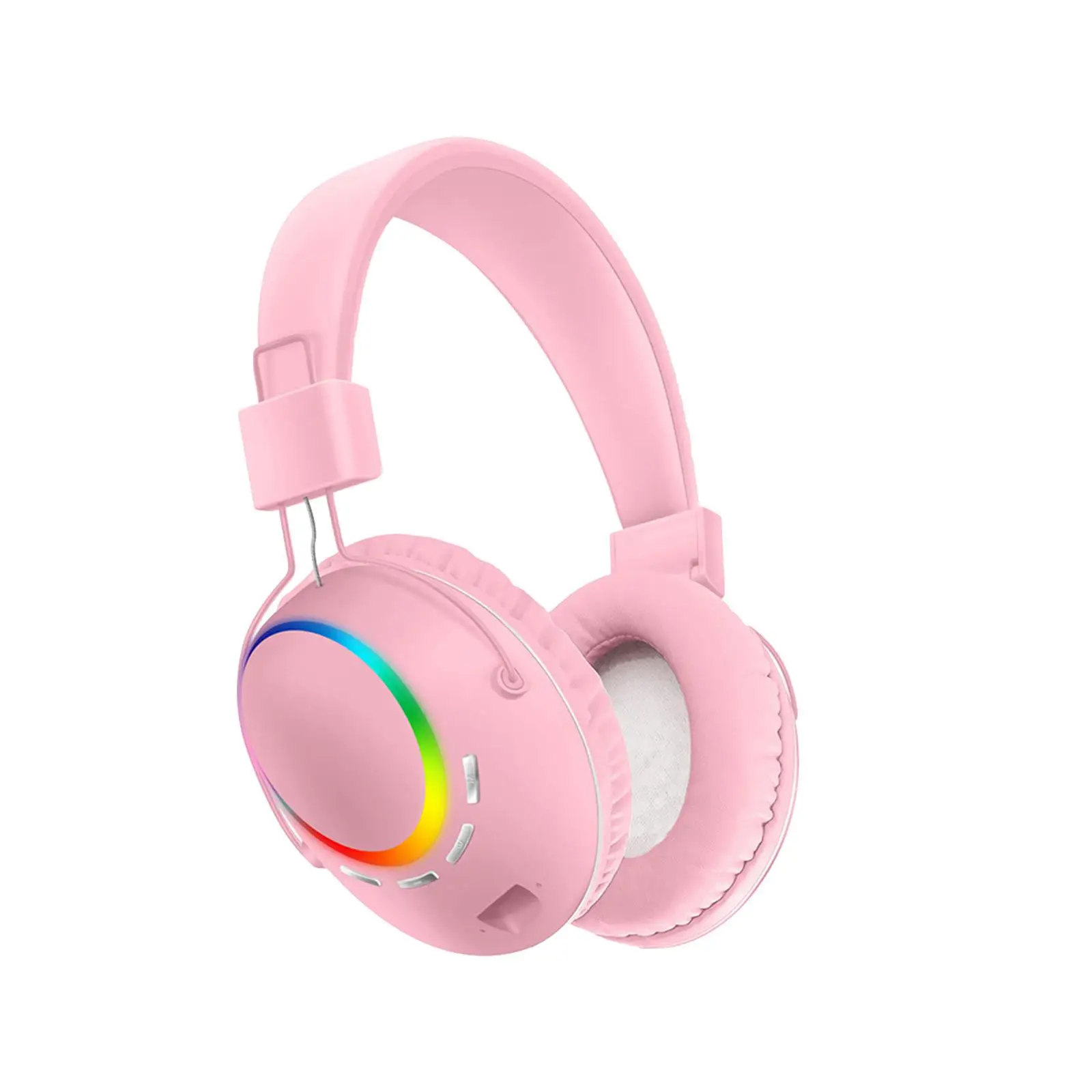 Stereo Headset Over Ear USB Charging RGB Luminous Lamp Professional for Music Noise Cancellation HiFi Sound TF Portable