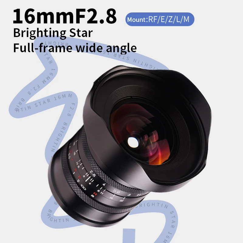 

Brightin Star 16mm F2.8 Full Frame Wide Angle Lens Night Shoot for Sony E Nikon Z Canon RF SIGMA L Leica M