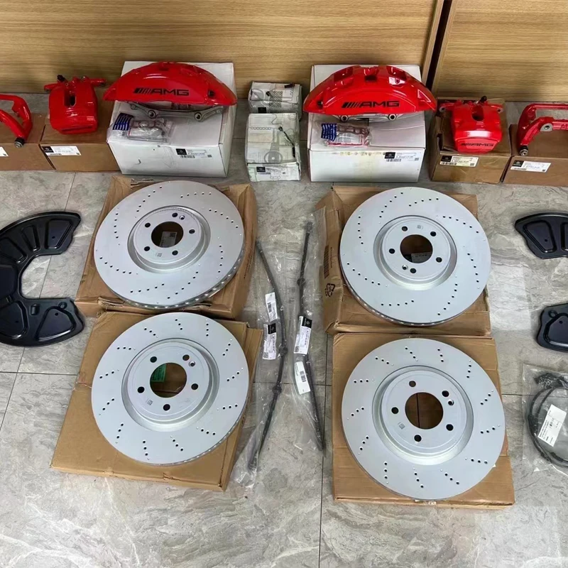 Тормозная система Amg для Mercedes Benz G class W463 W464 G350D G400D G500 G63 Шесть поршневых тормозных