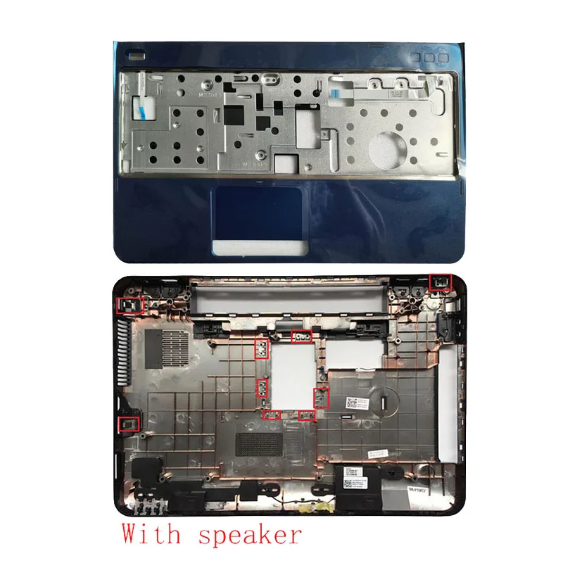 

New Laptop Bottom Base Case&Palmrest Upper Cover For DELL Inspiron 15R N5110 M5110 39D-00ZD-A00 With Speaker/Without Speaker
