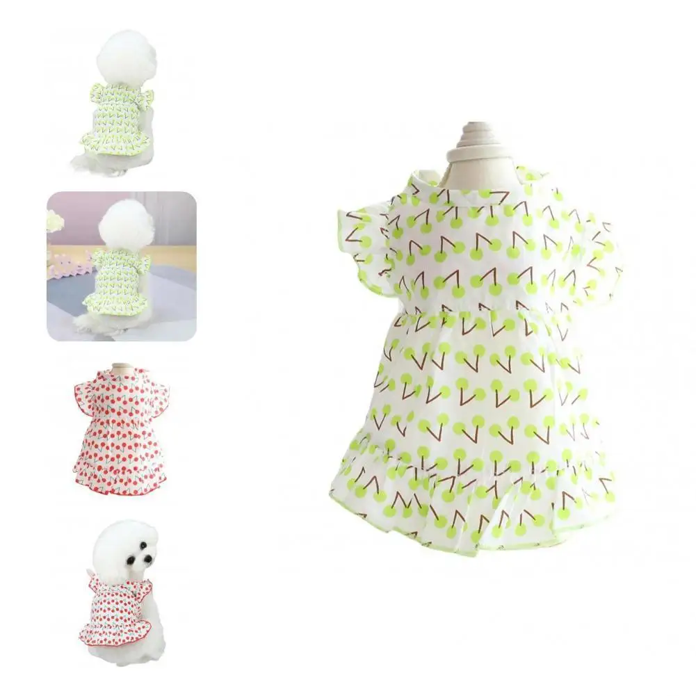 

Dog Dress Stylish Pullover Type Comfy Dog Clothes Wear Resistant Tear-resistant Pet Skirt