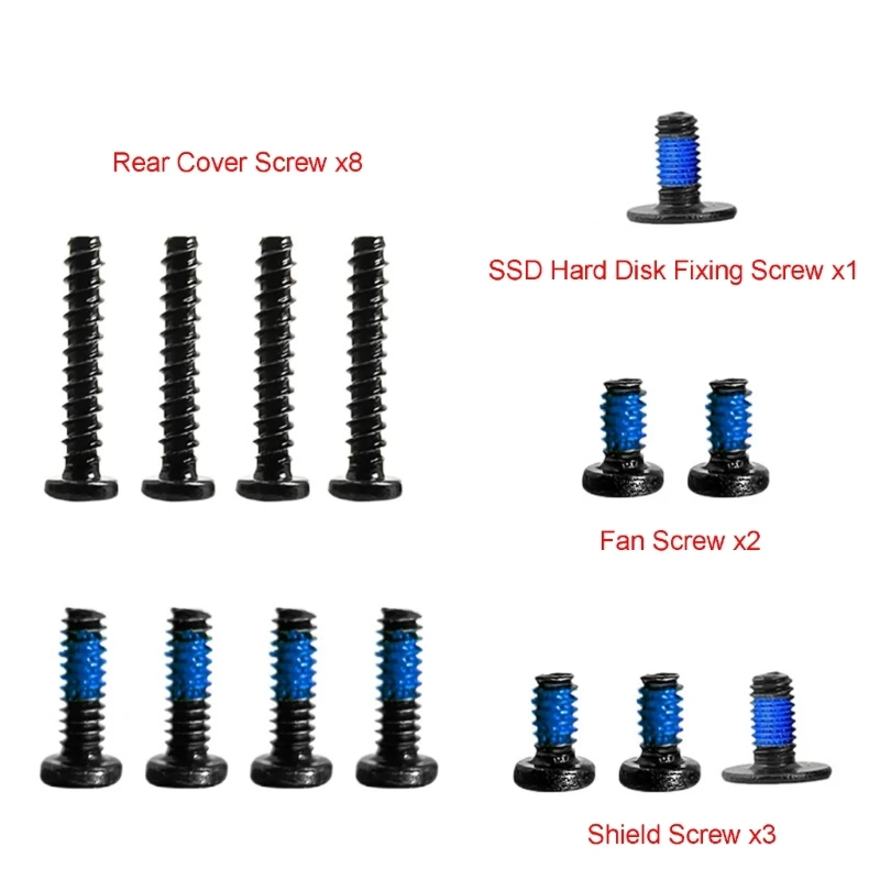 

P9YE High Quality Aluminum Screws for Steam Deck Game Controller Screw Replacement