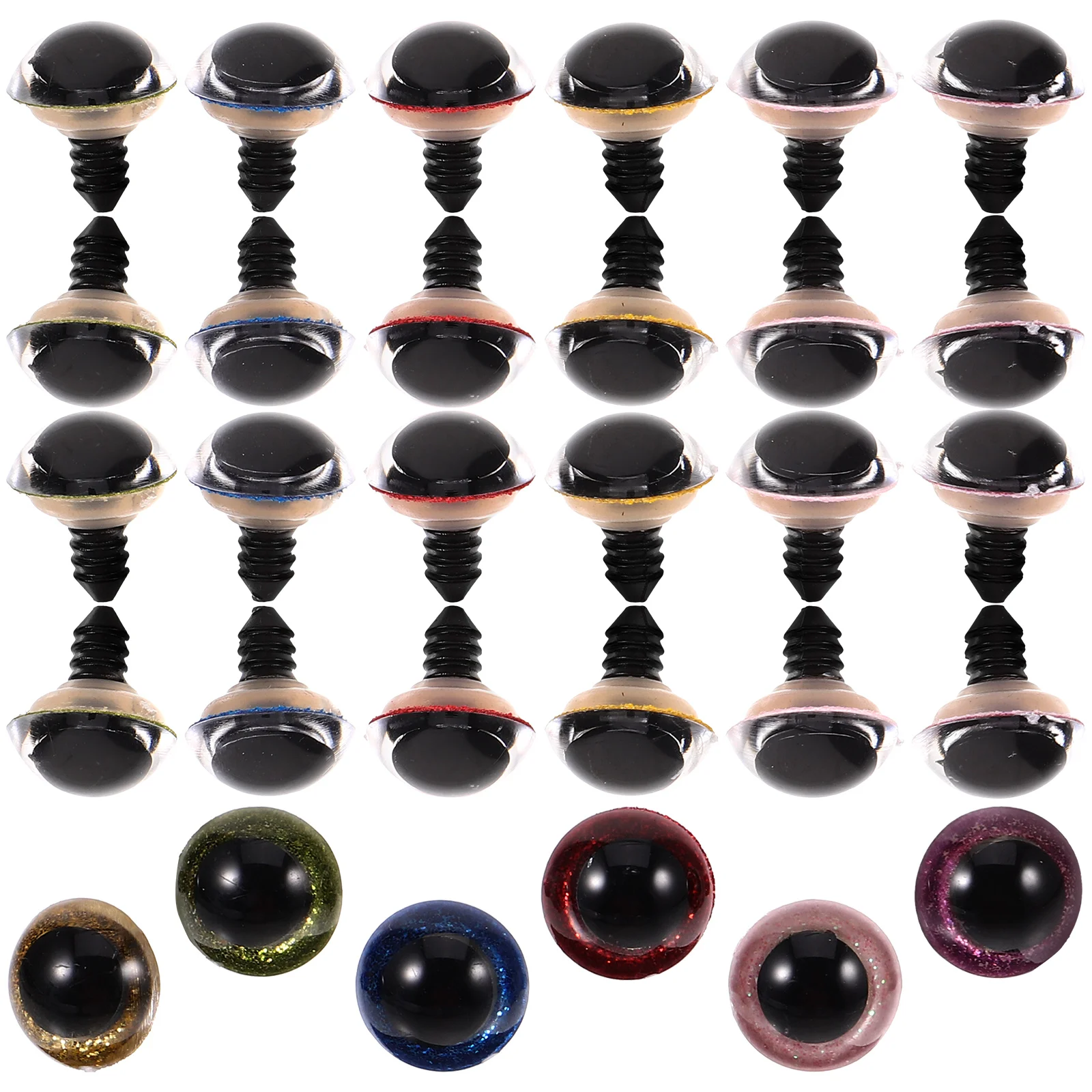 

Toy Accessories for DIY Stuffed Animal Artificial Eyes Decor Decorative Funny Crochet Hooks