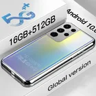Смартфон 2022 Global Version S21 +, 6,8 дюйма, 16 ГБ + 512 ГБ, 6000 мАч, 24 Мп + 48 МП