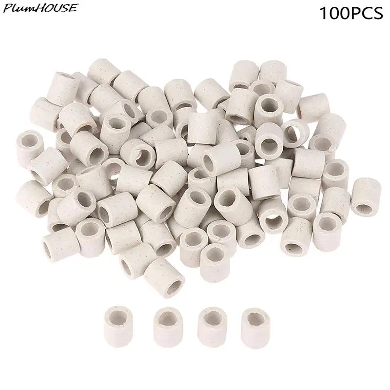 

NEW Single Bore Ceramic Tube High Temperature Resistant Insulating Pipe Electronic Wire Bundle Porcelain Bushing